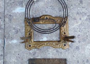 G139 Gong sanki mocowanie mechanizmu starego zegara FMS Mauthe