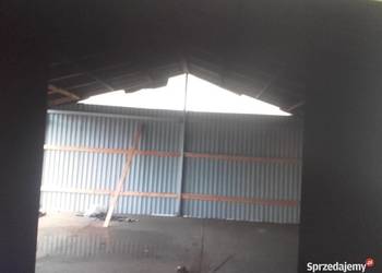 Hala magazynowa Dach blacha boki plandeka