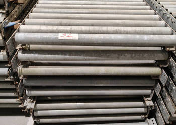 Przenośnik rolkowy BITO 26 mb systemowy ocynkowany do transportu palet, ka…