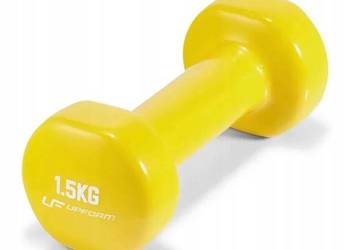 Zestaw Hantli Winylowych 2 x 1,5Kg Żółty POWRX Sport