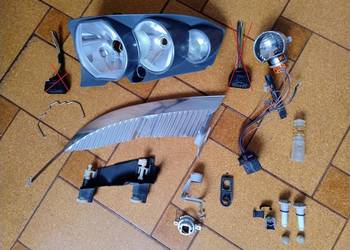 Audi A2 Lampa lewa przód Śruba regulacji Oprawka Odbłyśnik Ramka Wtyczka