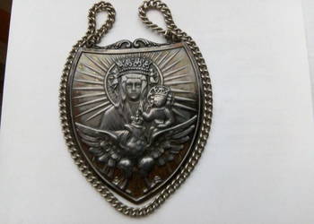 Ryngraf patriotyczny M.B. z orłem w koronie