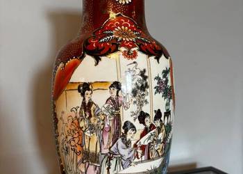 Wazon dzbanek wazonik malowany