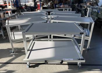 Wózek aluminiowy transportowy 500kg - LEAN - Dowolne rozmiary