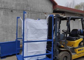 Stojak do Big Bag'ów z platformą