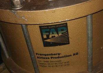 FAP 3075 Szwajcarska pompa pneumatyczna przenośna 470 bar | 31 l/min |