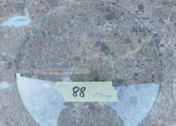 88 Szkło szyba wypukła starego zegara 194mm