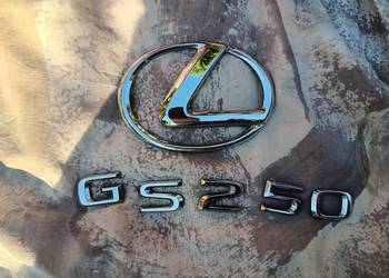 Znaczek emblemat typnej klapy Lexus GS IV GS250 mk4 90975-02078 75443-30620