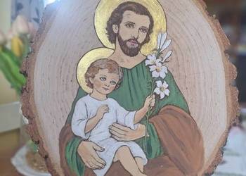 Obraz malowany ręcznie Św. Józef