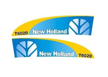 Naklejki oklejenie naklejka - NEW HOLLAND T6020 Zamiennik