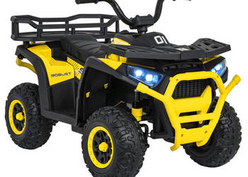Pojazd Quad ATV Robust 01 Żółty autko na akumulator