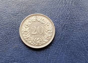 Stare monety 20 rappen 1980 Szwajcaria