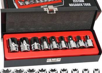 ZESTAW NASADEK TORX 1/2'' 9 EL E9-E24 VERKE