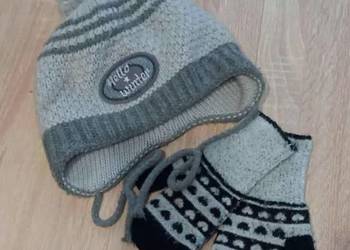 zimowa czapka i rękawiczki  chłopięce ,,Winter''  2-3 latka