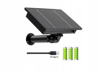 Panel solarny do kamer wifi 4G bez własnego zasilania USB C
