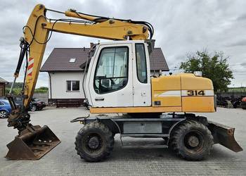 Koparka kołowa Liebherr A314 Litronic 9350 h 4 łyżki kołówka