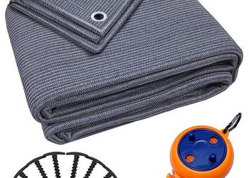 Dywan namiotowy –szary do kampera 250x600