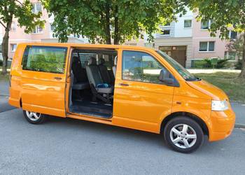 VW T5 CARAVELLA 9osób r2007, p1.9tdi. skrz manual. ładna, długo opłaty