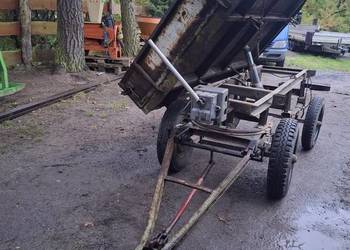 Przyczepka Multicar wywrotka hydrauliczna 3stronny kiper minitraktorek