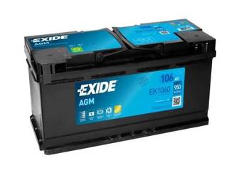 Akumulator EXIDE AGM START&STOP EK1060 106Ah 950A
