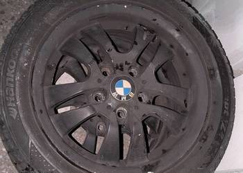 Felgi BMW czarne z oponami, kompletne koła, opony zimowe