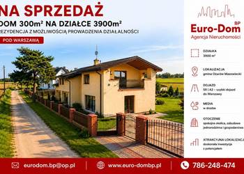 Dom - magazyn- hotel Gm. Ożarów Maz.