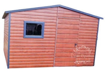 SCHOWEK DOMEK OGRODOWY 5mx3m DWUSPADokno drewnopodobny ID430