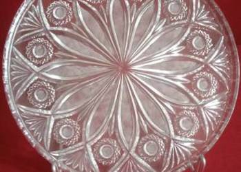 Taca kryształowa z  okresu PRL-u