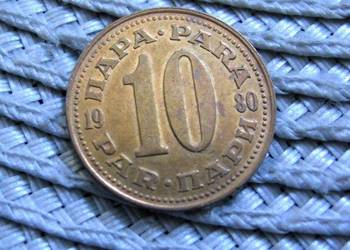 Jugosławia 10 Para  1980r