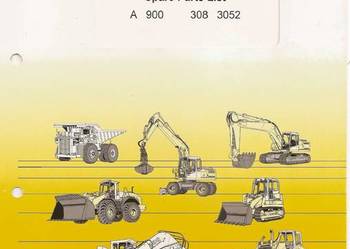 Katalog Części koparka kołowa LIEBHERR A900
