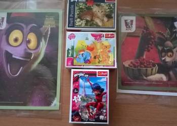 PUZZLE: Trefl mini - 54 elementy/KFC King Julien - 25 i 35