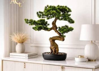 Sztuczne drzewko Bonsai Premium w doniczce 65x60x35