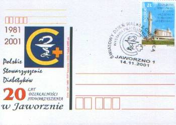 Kart. okol. Pol. Stowarz. Diabetyków  2001