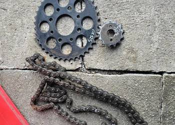 Honda CA 125 rebel napęd zębatka zębatki łańcuch napędowy napędowa ca125
