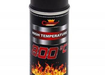 LAKIER WYSOKOTEMPERATUROWY DO 800C CZARNY 400ML
