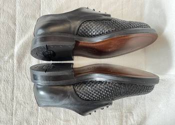 Europa shoes całe ze skóry półbuty męskie