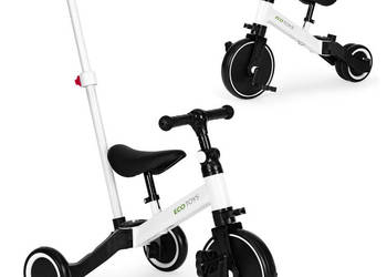 Rower trójkołowy biegowy 2w1 rączka do prowadzenia ECOTOYS