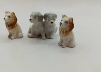 Figurka ozdoba malutkie pieski kolekcja miniaturek