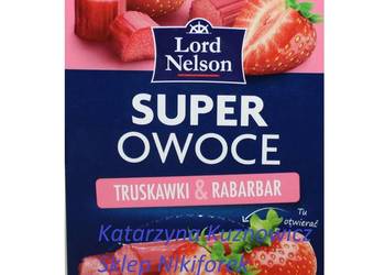 Herbata Lord Nelson Super Owoce - malina cytryna granat trukawka rabarbar