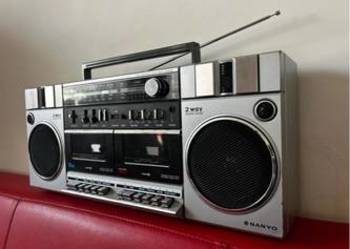 SANYO M-W3LU Stereo Radio Cassette