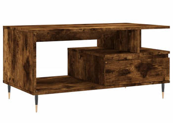 Stolik kawowy przydymiony dąb 90x49x45 cm WM-831017