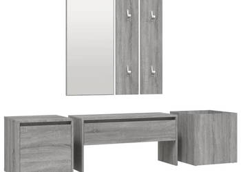 Zestaw mebli do przedpokoju szary dąb sonoma WM-3120201