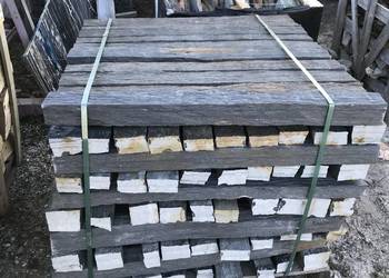 PALISADY KAMIENNE - Palisada 100 cm Łupkowa Czarna Palisada