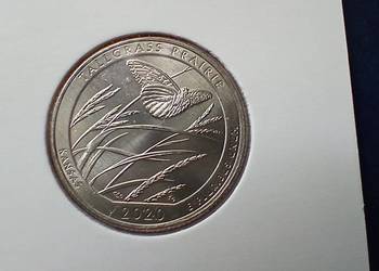 Stare monety1/4 dolar 2020 D Tallgrass USA