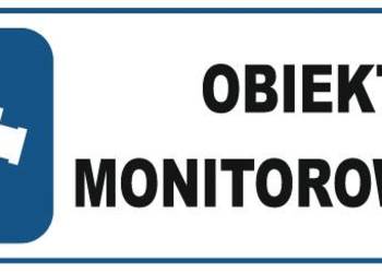 Naklejka obiekt monitorowany NC023 148x52mm