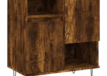 Komoda przydymiony dąb 60x35x70 cm materiał drewnopochodny WM-831193