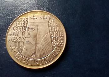 Stare monety 10 złotych 1964 Kazimierz Wielki Wypukły Polska