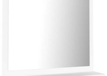 Lustro łazienkowe białe 40x105x37 cm materiał drewnopochodny WM-804553