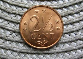 Antyle Holenderskie 2 1/2 Centa 1976r - Ładna
