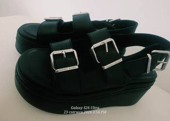 Skórzane sandały na platformie Tommy Jeans TJW Wedge Sandal